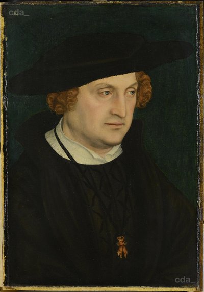 Portrait of Margrave Johann of Brandenburg-Ansbach by Lucas Cranach the Elder